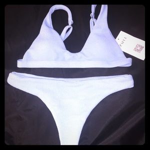 ZAFUL 2 piece textured swimsuit